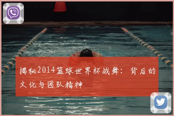 揭秘2014篮球世界杯战舞：背后的文化与团队精神