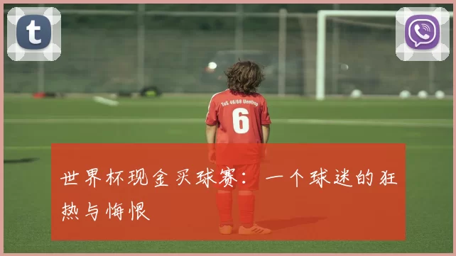 世界杯现金买球赛:一个球迷的狂热与悔恨