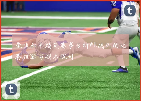 聚焦和平精英赛事分析WE战队的比赛经验与战术探讨